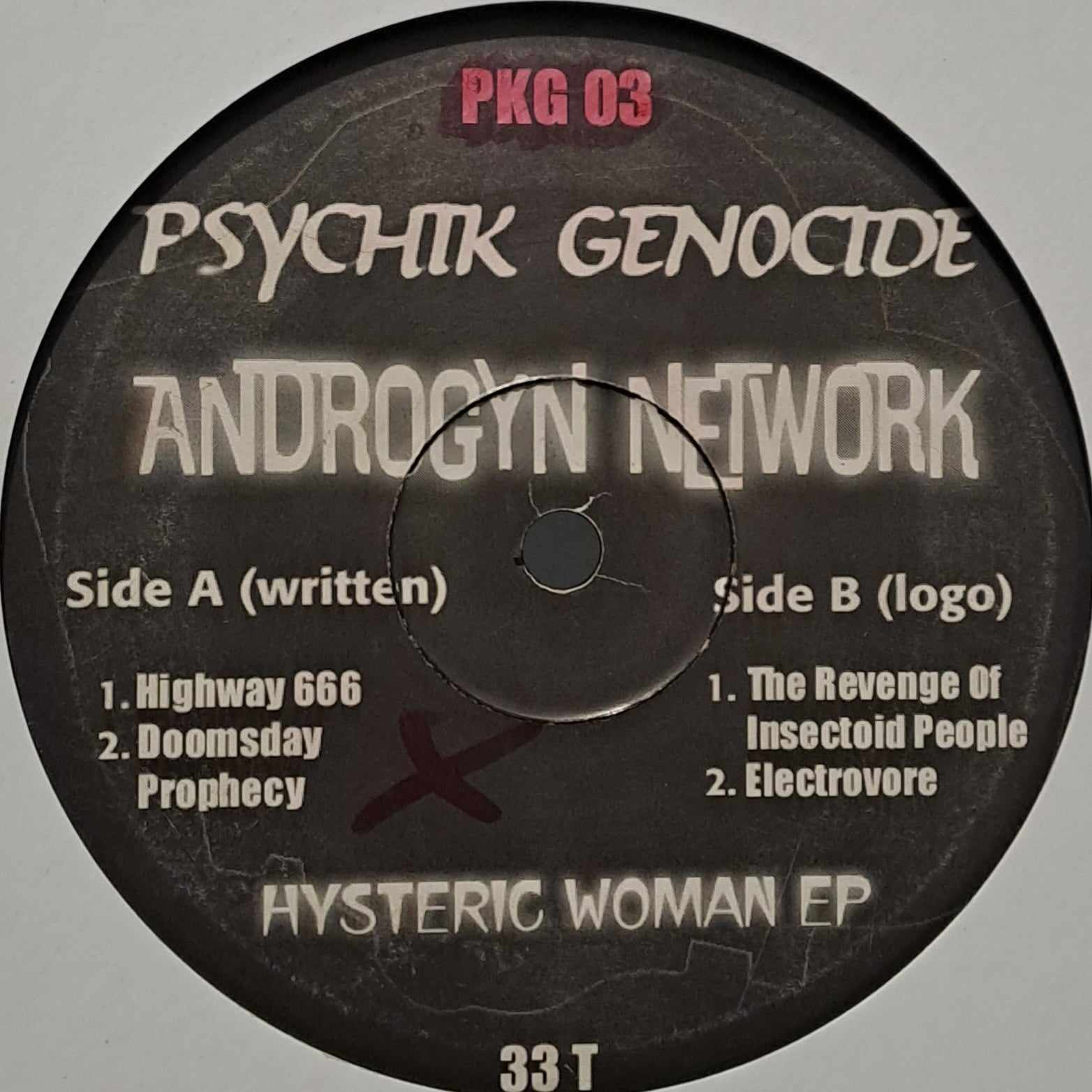 Psychik Genocide 03 - vinyle hardcore